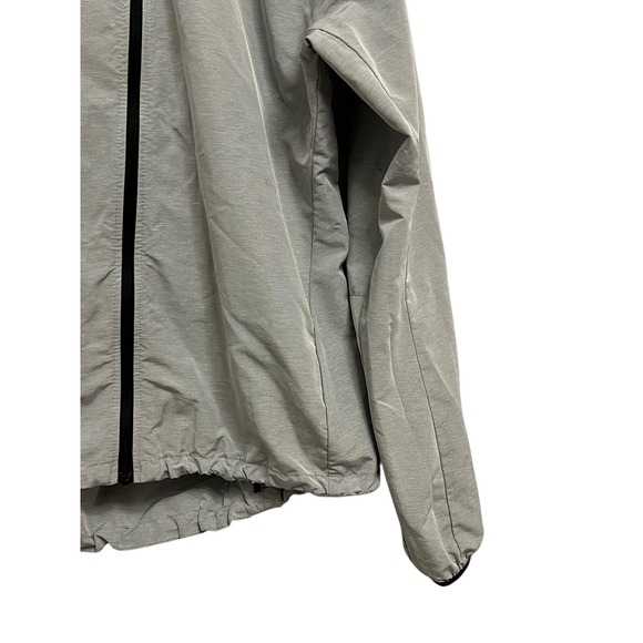 Nike Jacket Womens Medium Light Gray Running Windbreaker Full Zip Activewear - Picture 5 of 15